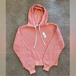GAP Waffle Pullover Hoodie